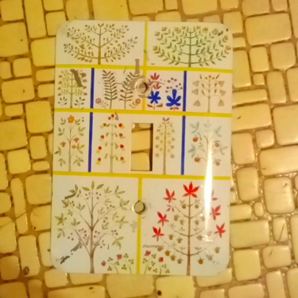 Vintage switch plates